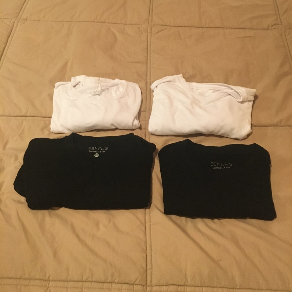 ESNTLS four t-shirts